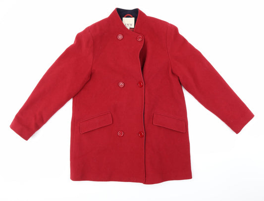 EWM Womens Red   Jacket Coat Size 12
