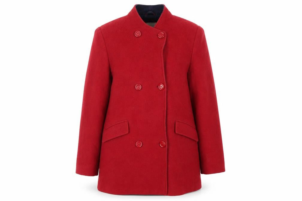 EWM Womens Red   Jacket Coat Size 12