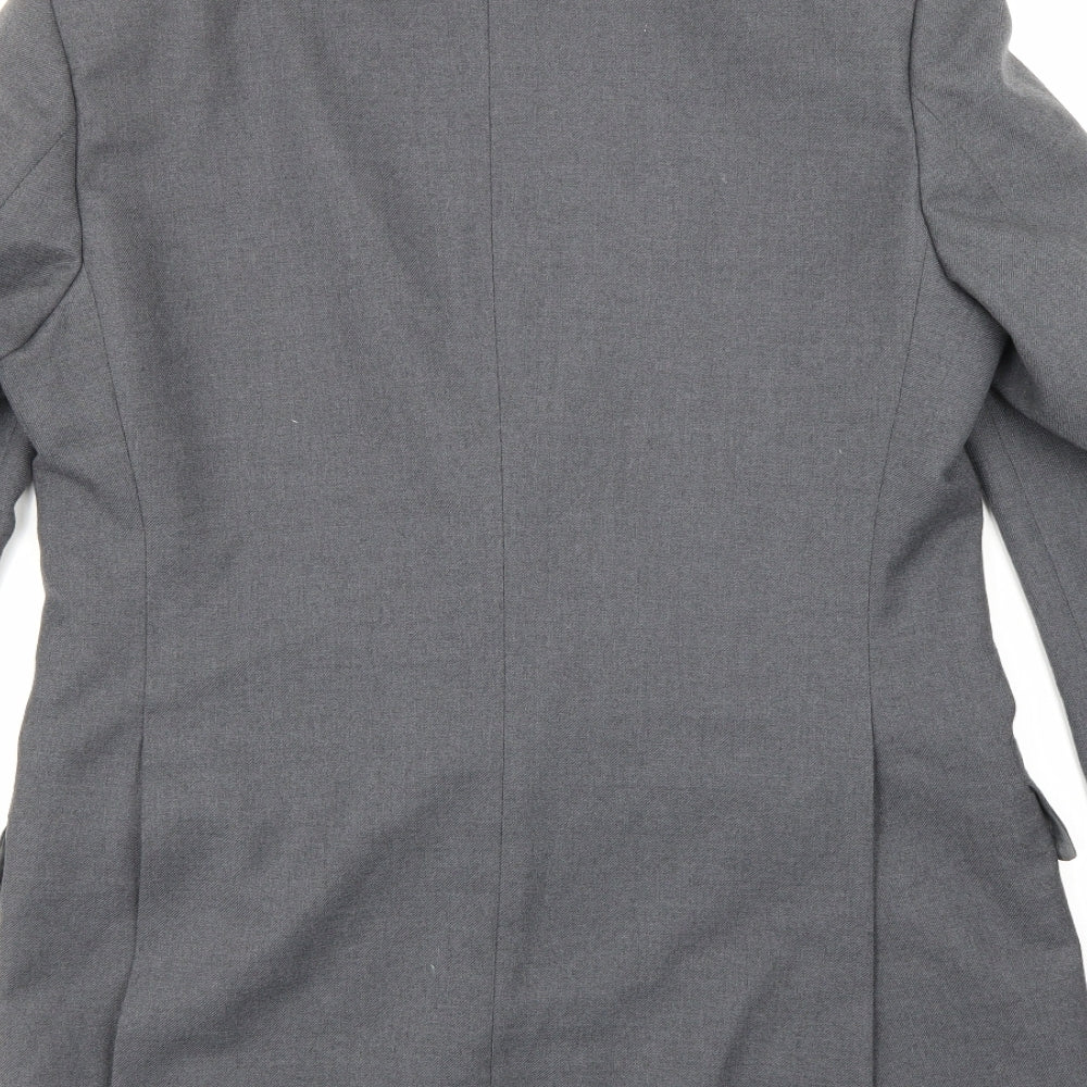 Brook Taverner Mens Grey   Jacket Suit Jacket Size 38
