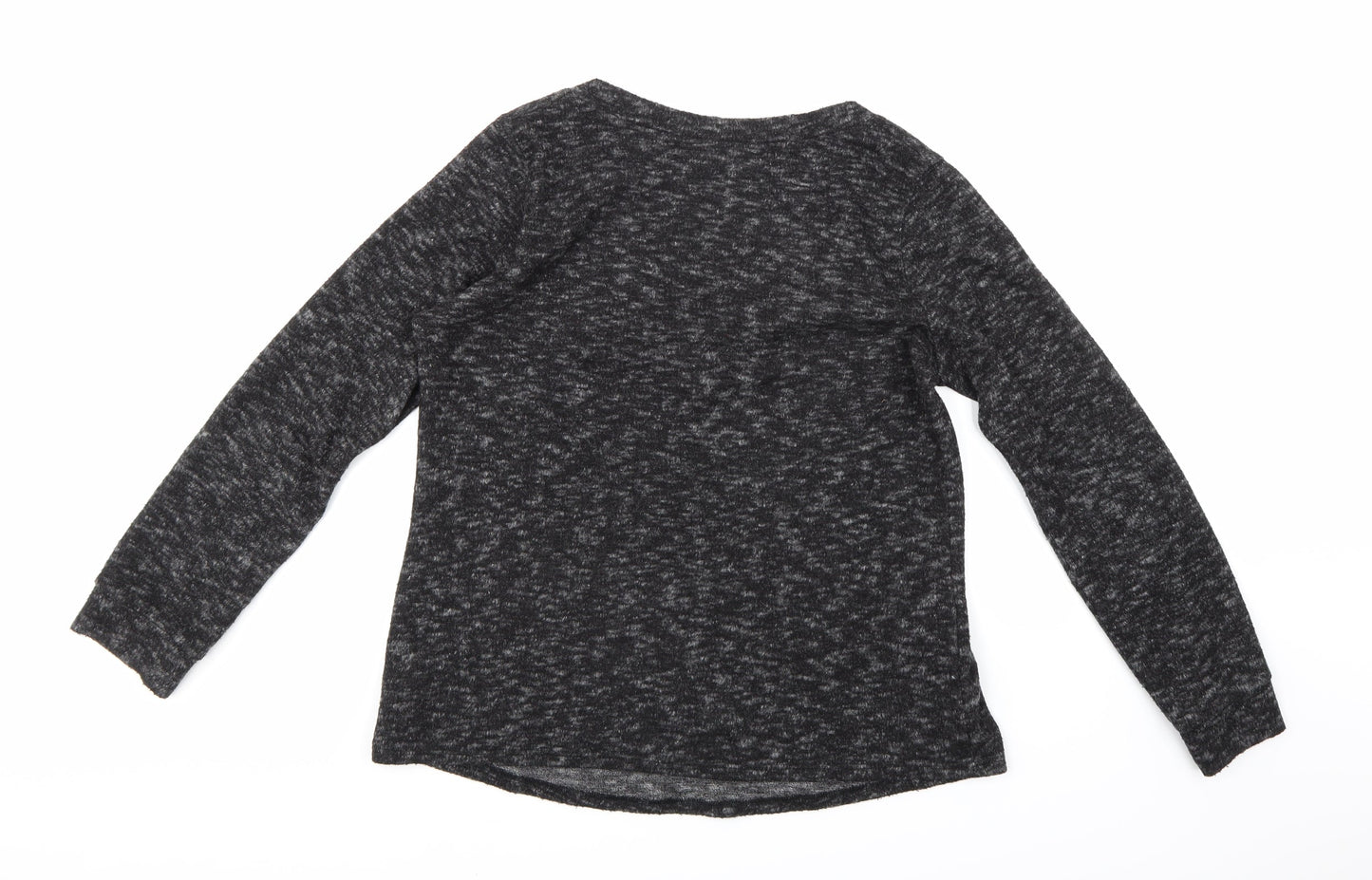 Sparkle & Fade Womens Grey   Basic T-Shirt Size S