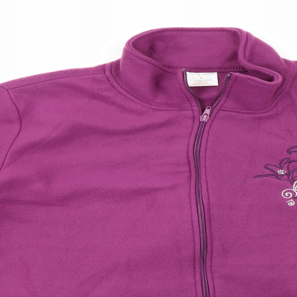 Anne De Lancay Womens Purple   Jacket  Size M