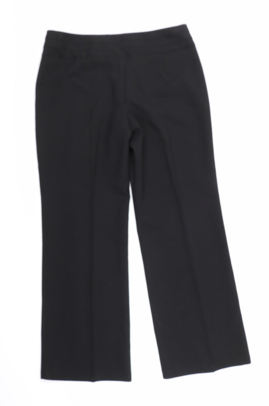 Marks and Spencer Womens Black   Trousers  Size 14 L29 in