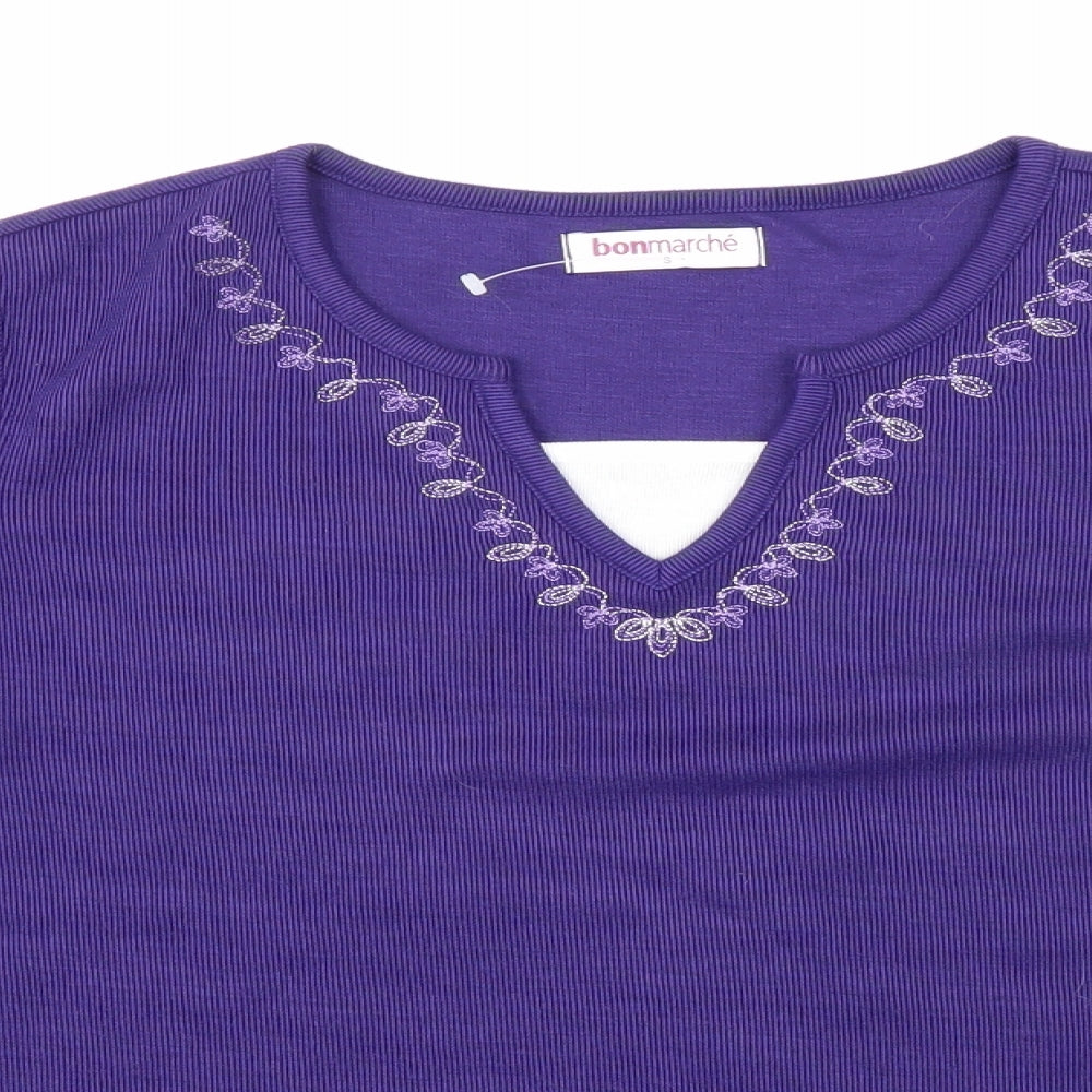 Bonmarché Womens Purple   Pullover Jumper Size S