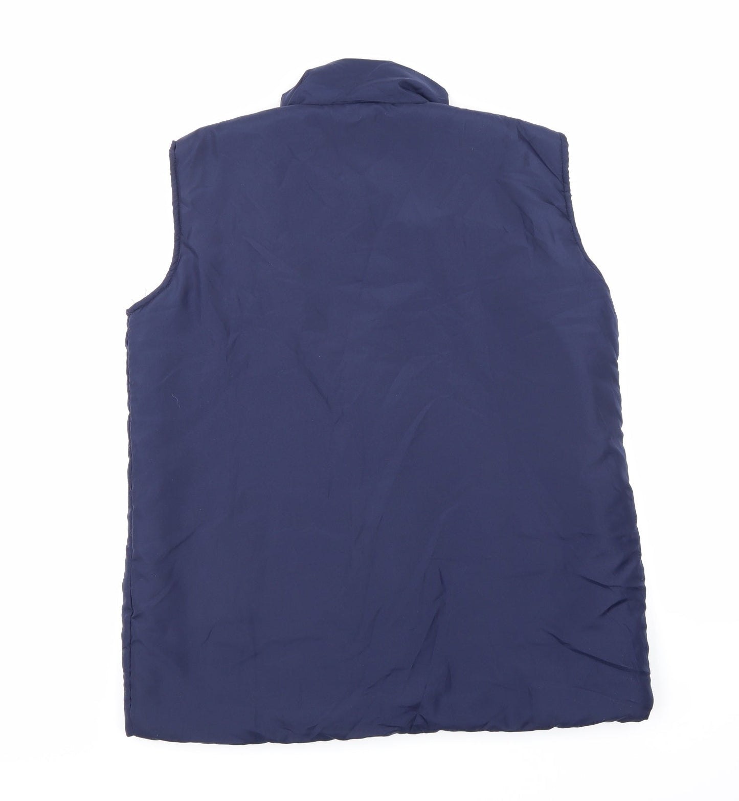 Anne De Lancay Womens Blue   Gilet Coat Size M