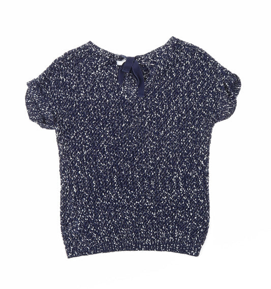 ESMARA Womens Blue  Knit Pullover Jumper Size 14