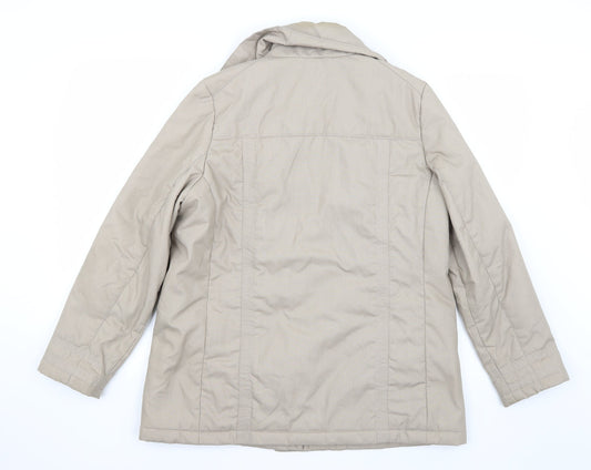 Classics Womens Beige   Jacket Coat Size S