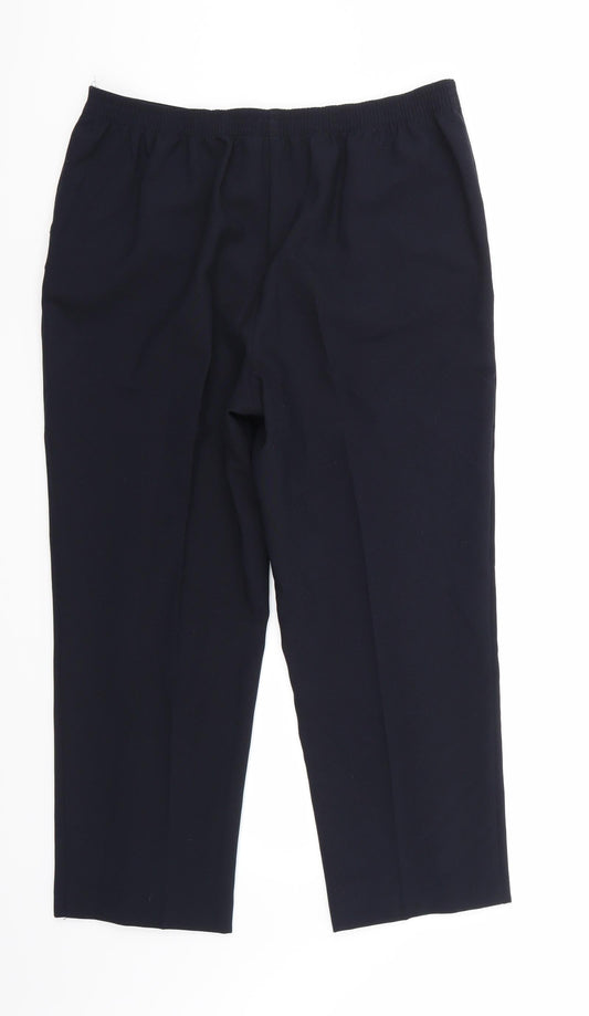 Isle Womens Black   Trousers  Size 12 L25 in