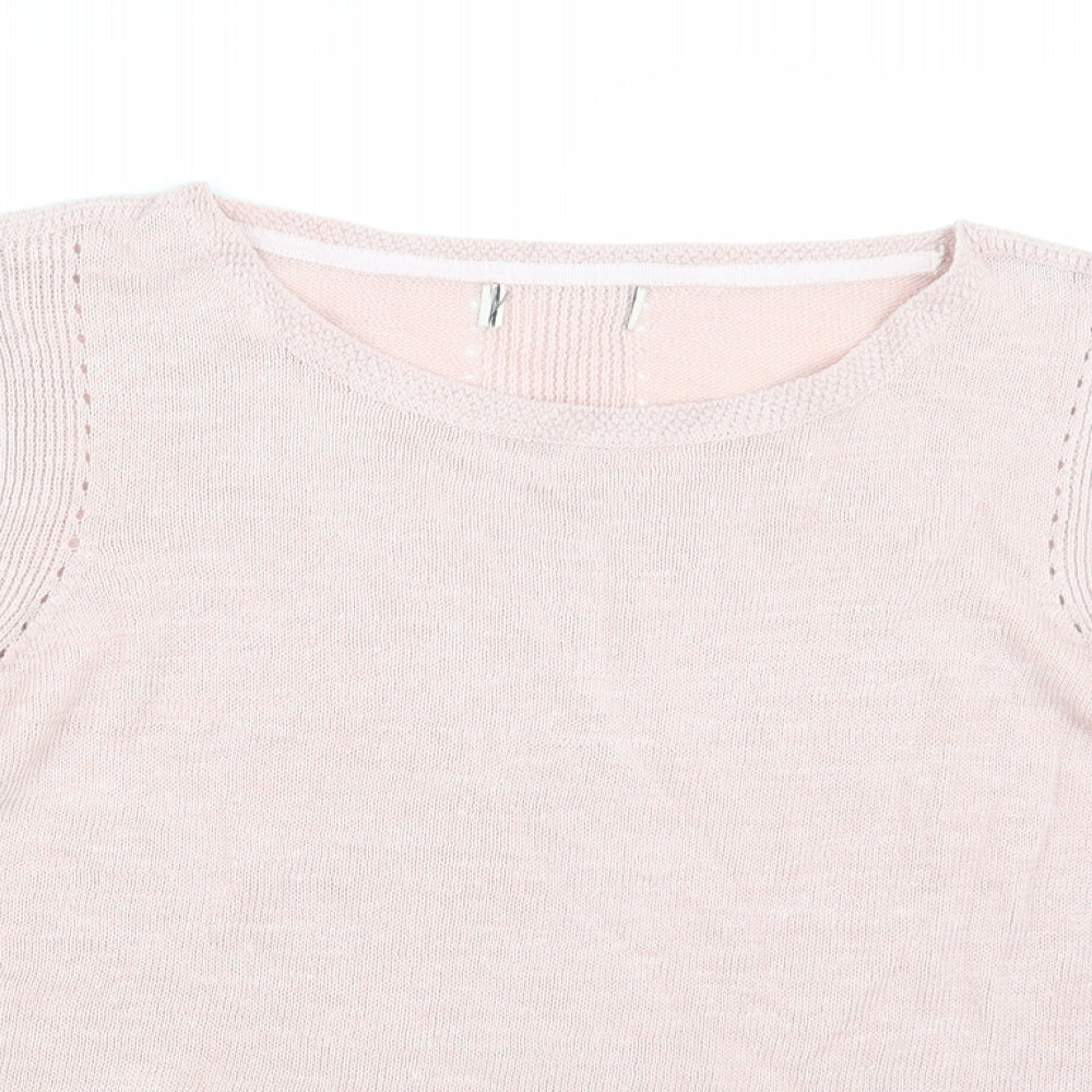 Marks and Spencer Womens Pink   Pullover Jumper Size 16