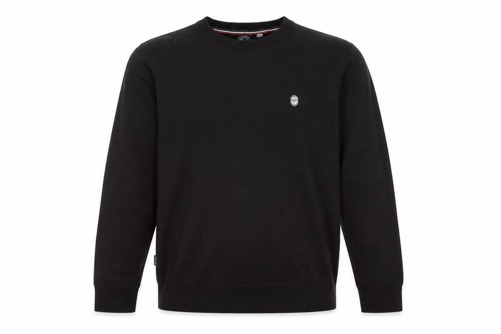 Front view of Lebreve men’s brown pullover sweatshirt, size L