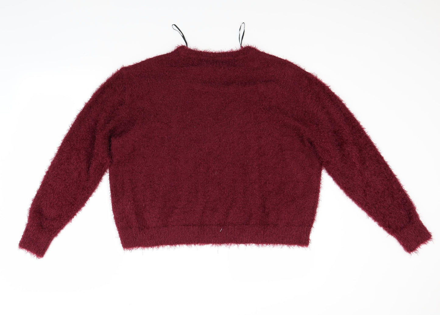 H&M Womens Red   Pullover Jumper Size L