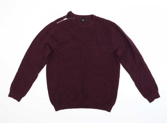 River Island Womens Red   Pullover Jumper Size L