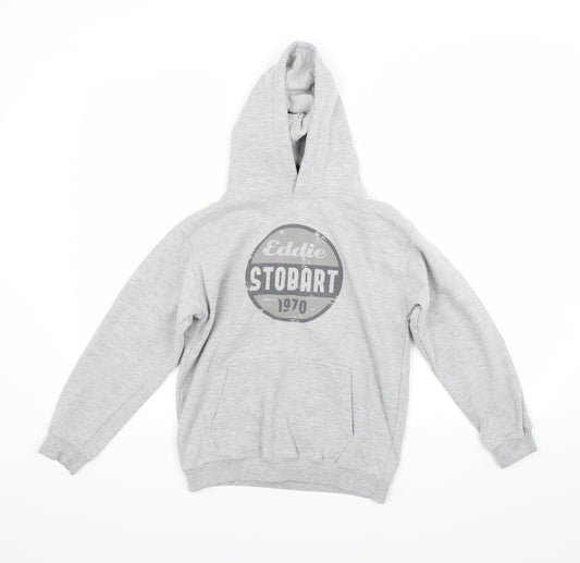 Preworn Boys Grey   Pullover Hoodie Size 9-10 Years  - Eddie Stobart