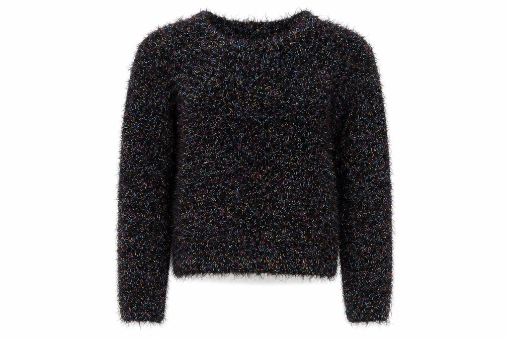 Front view of Preworn girls’ multicoloured jumper, size 9-10, years