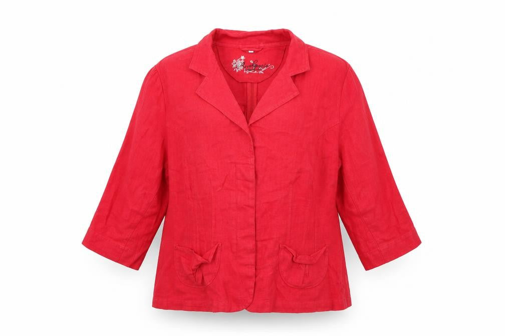 Evie Womens Red   Jacket Coat Size 20