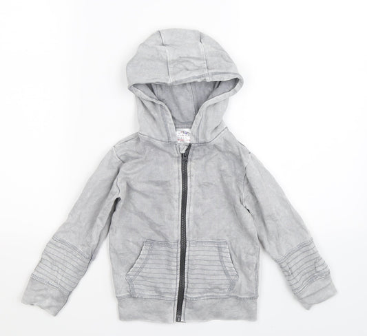 Urban Rascals Boys Grey   Full Zip Hoodie Size 2 Years