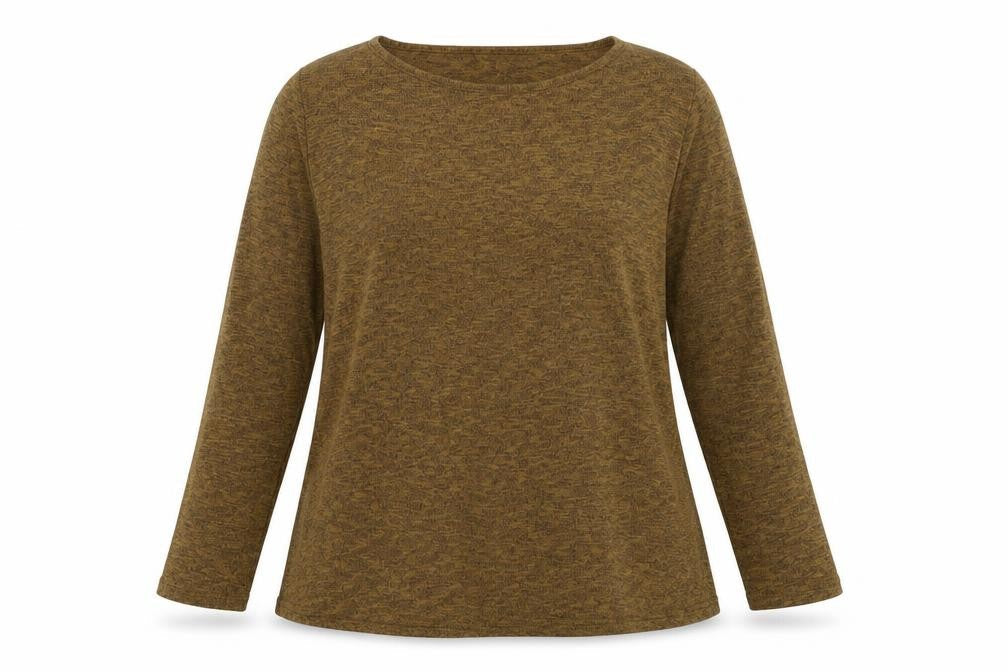 Front view of New Look women’s yellow basic t-shirt, size UK 8
