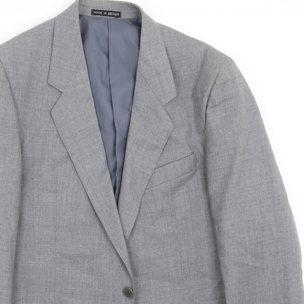 Dunn & Co Mens Grey   Jacket Suit Jacket Size 40