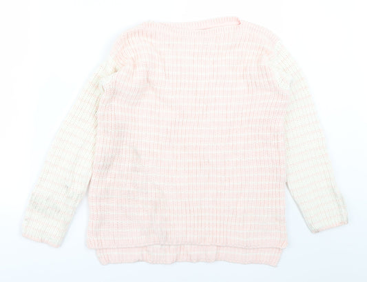 Marks and Spencer Womens Pink   Pullover Jumper Size S