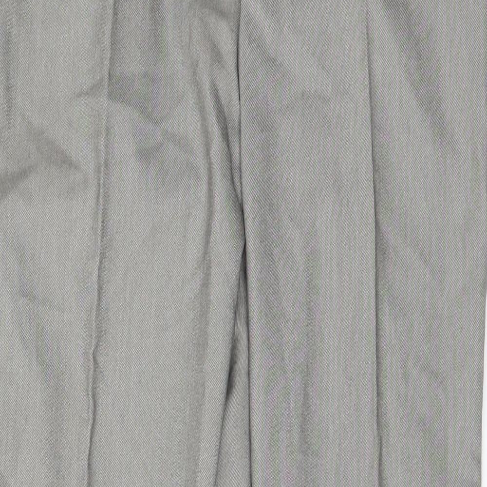 Papaya Womens Grey   Trousers  Size 14 L29 in