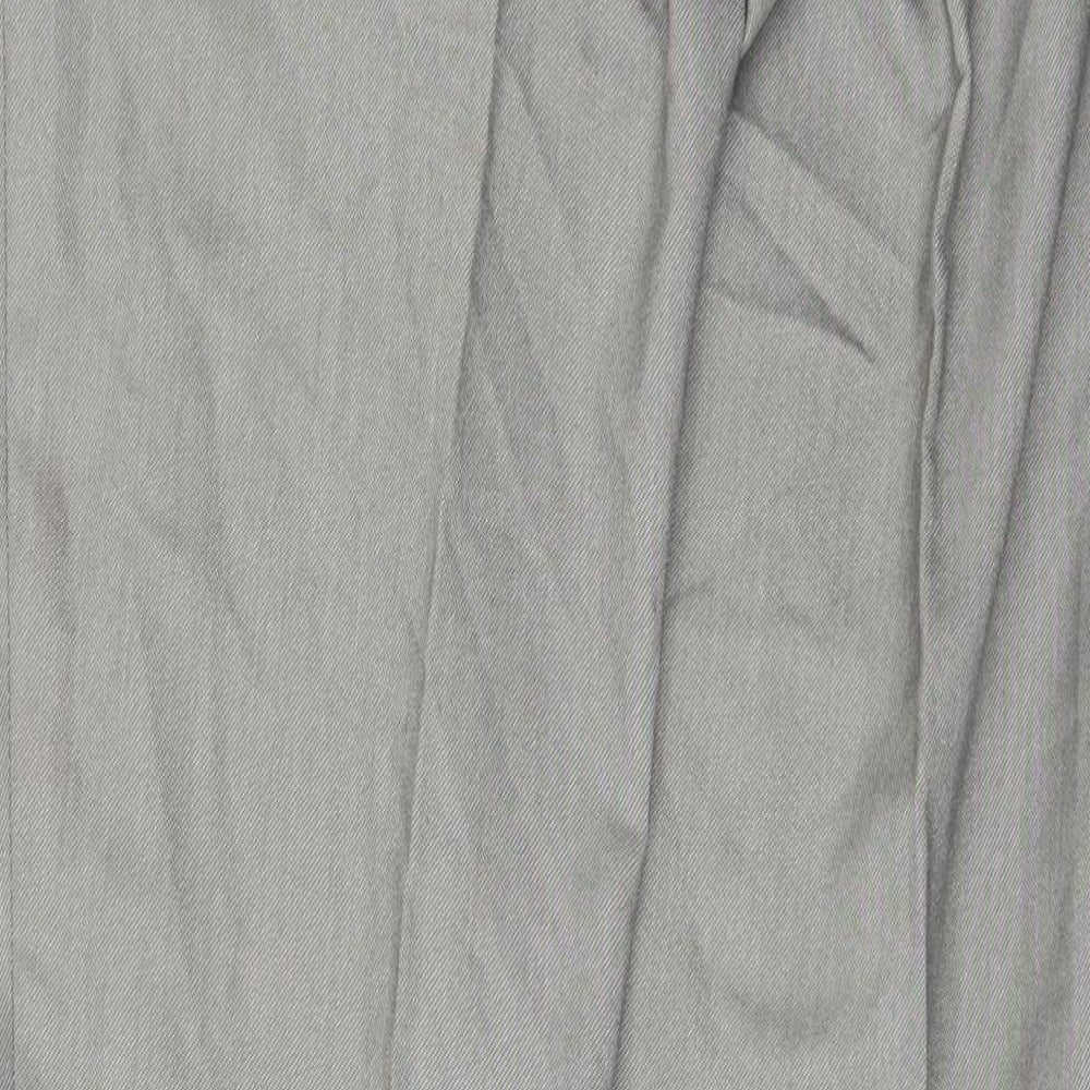 Papaya Womens Grey   Trousers  Size 14 L29 in