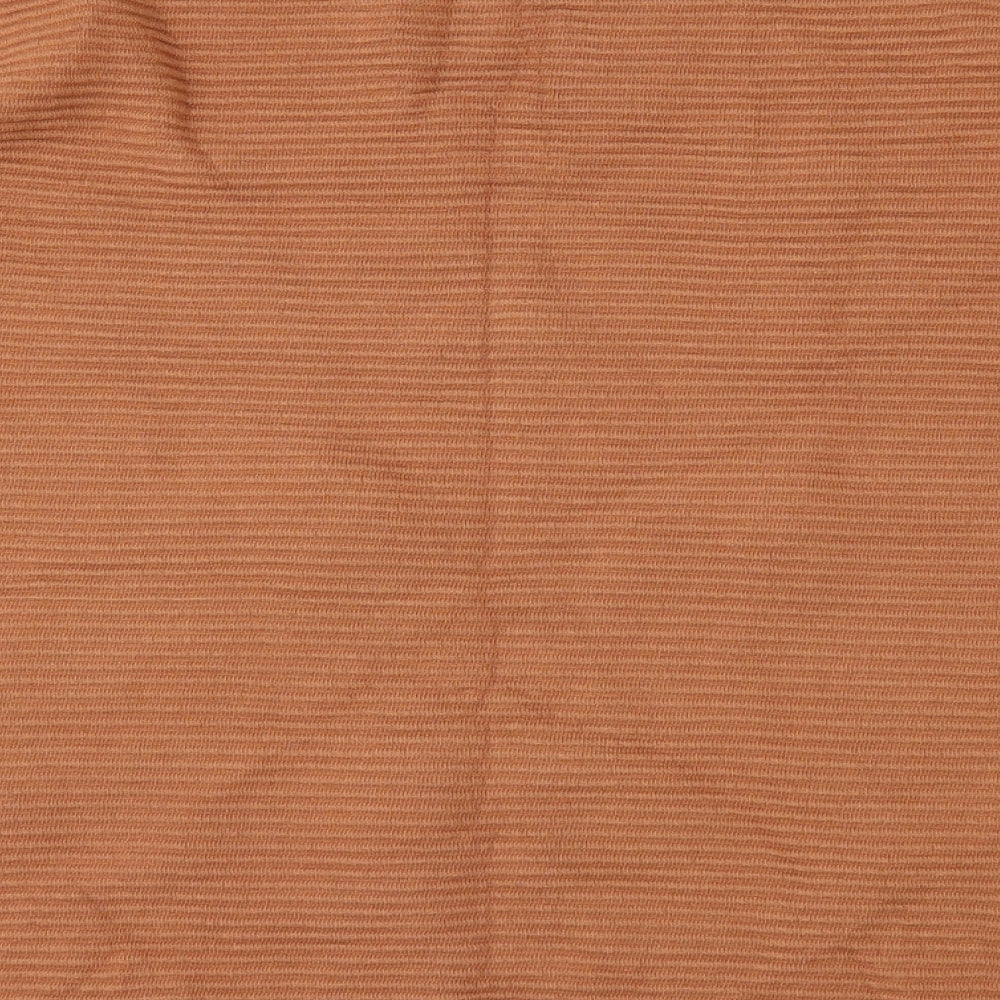 LAETITA Womens Brown   Basic T-Shirt Size M