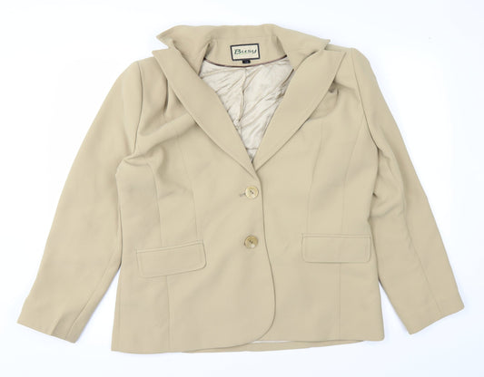 busy Womens Yellow   Jacket  Size 16