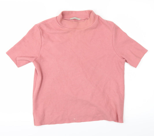 Zara Womens Pink   Basic Polo Size M