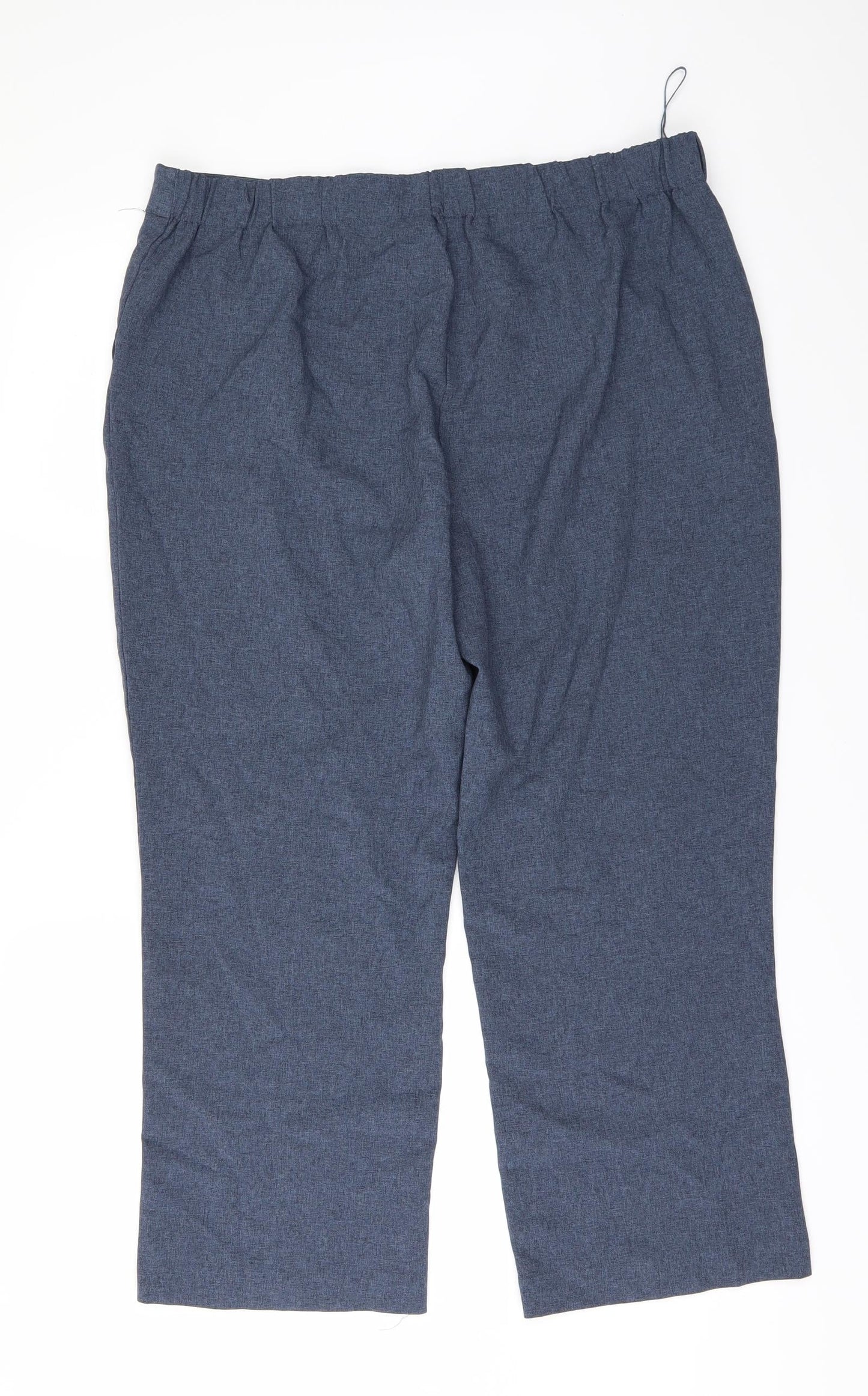 Preworn Womens Blue   Trousers  Size 16 L25 in