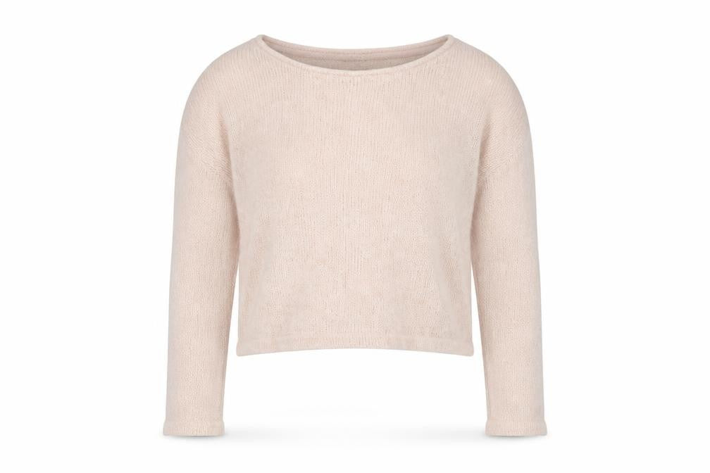 Candy Couture Girls Pink   Pullover Jumper Size 13 Years  - Cropped