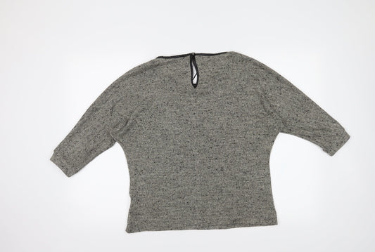 Encuentro Womens Grey   Basic Blouse Size M