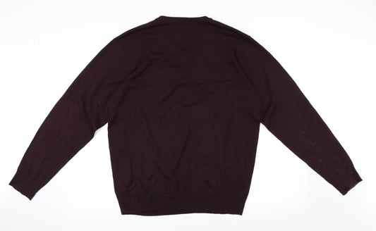 Capsule Mens Purple   Pullover Jumper Size M