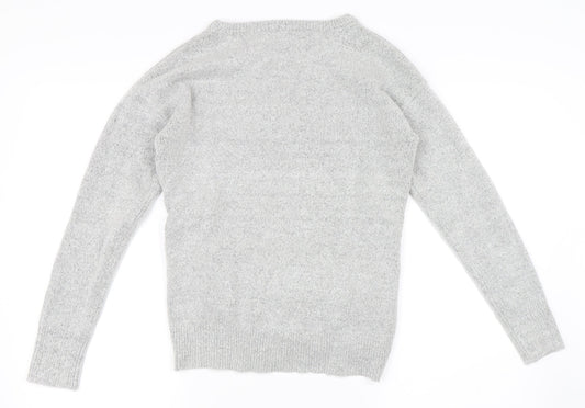 WOW Womens Grey   Pullover Jumper Size XS