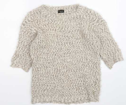 the originals Womens Brown  Knit Pullover Jumper Size M