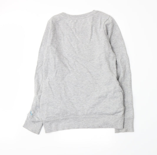 Marks and Spencer Girls Grey  Jersey Pullover Sweatshirt Size 11-12 Years