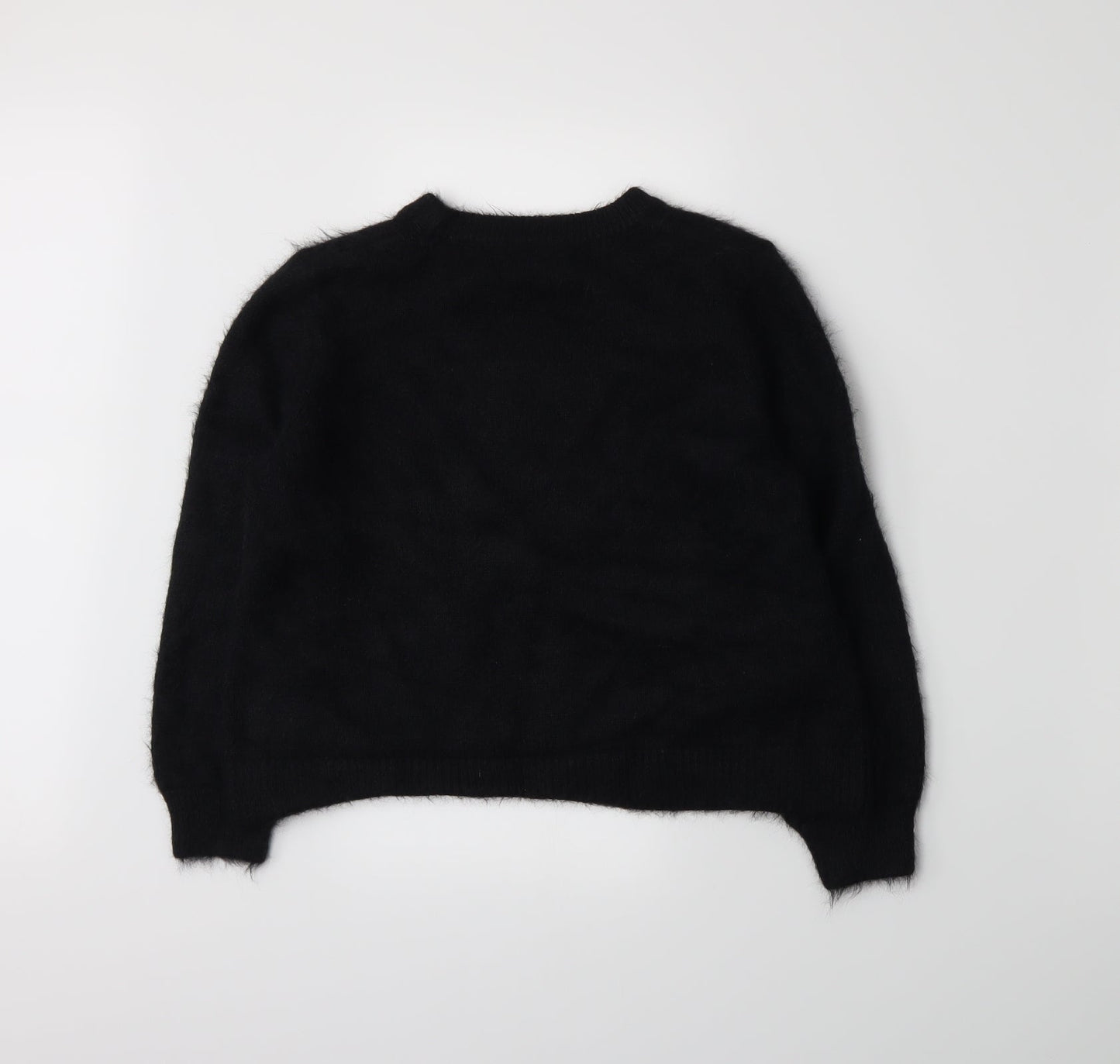 H&M Womens Black  Knit Pullover Jumper Size S