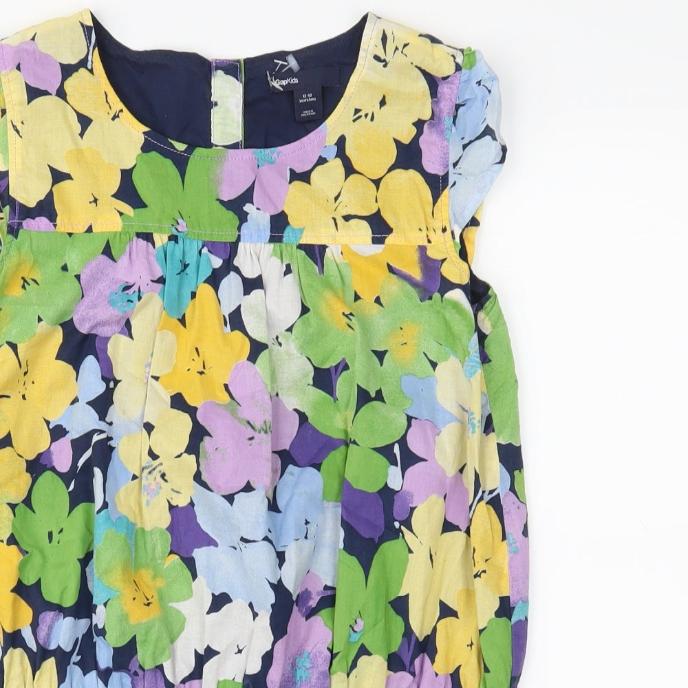 Gap Girls Multicoloured Floral  Basic Blouse Size 12-13 Years