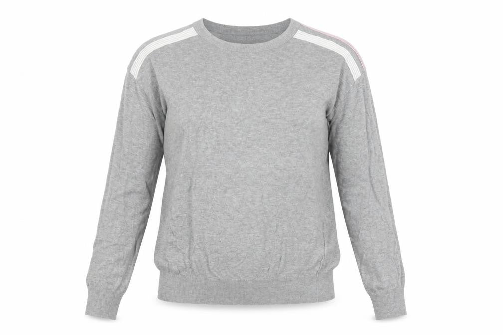 Front view of Next women’s grey jumper, size UK 8