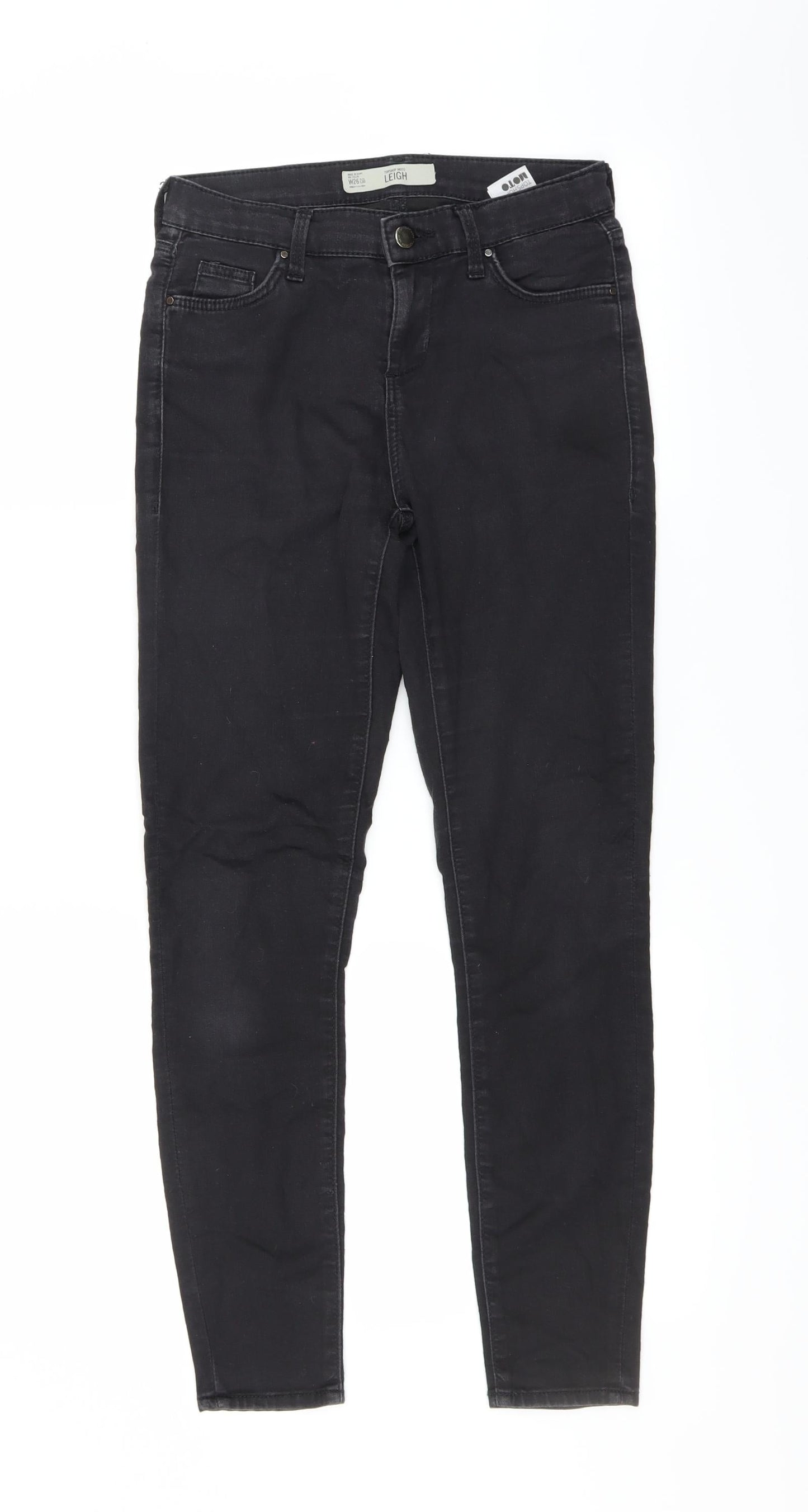 Topshop Womens Grey   Skinny Jeans Size 26 L30 in