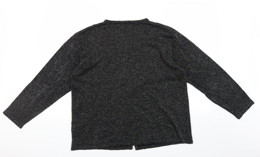 Le Bon Marché Womens Black   Pullover Jumper Size L