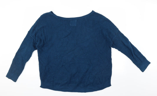 Hollister Womens Blue   Pullover Jumper Size L
