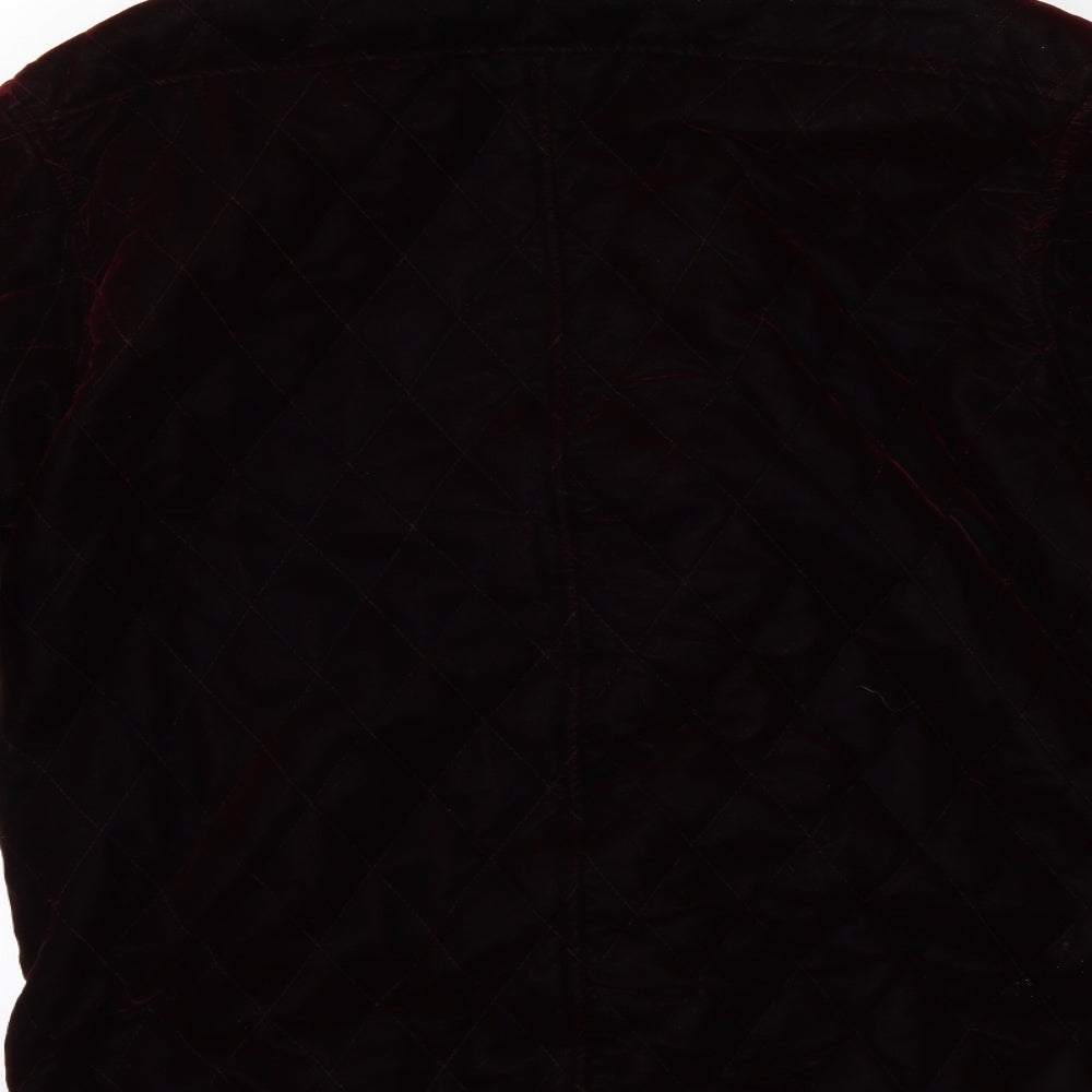 Rossetti Womens Red  Velour Jacket  Size 14