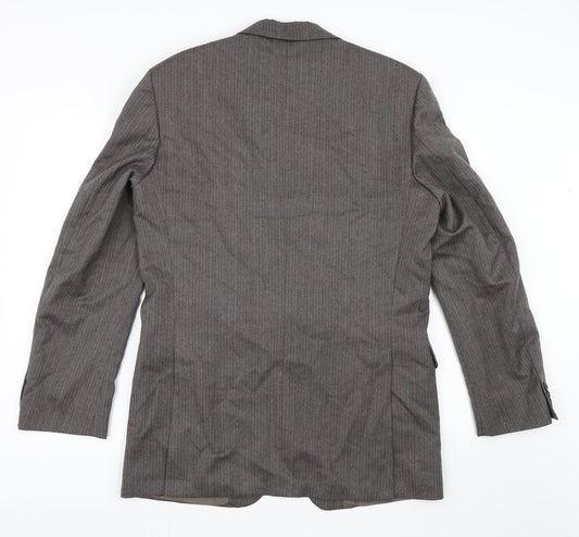 St Michael Mens Brown   Jacket Blazer Size 40