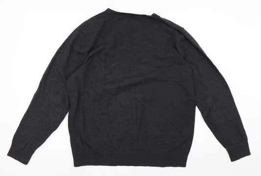 BHS Mens Grey   Pullover Jumper Size L