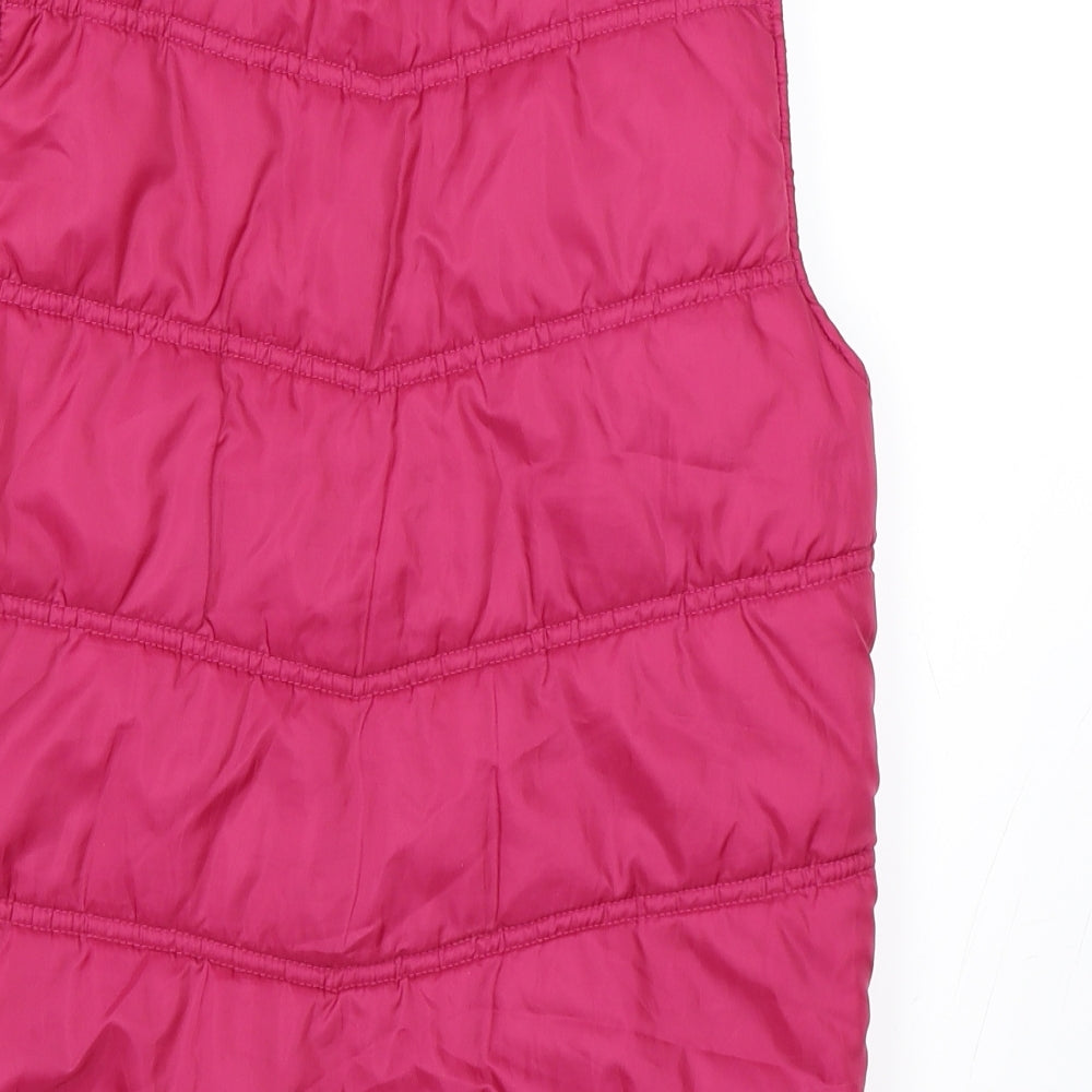 Lindex Girls Purple   Gilet Coat Size 9 Years