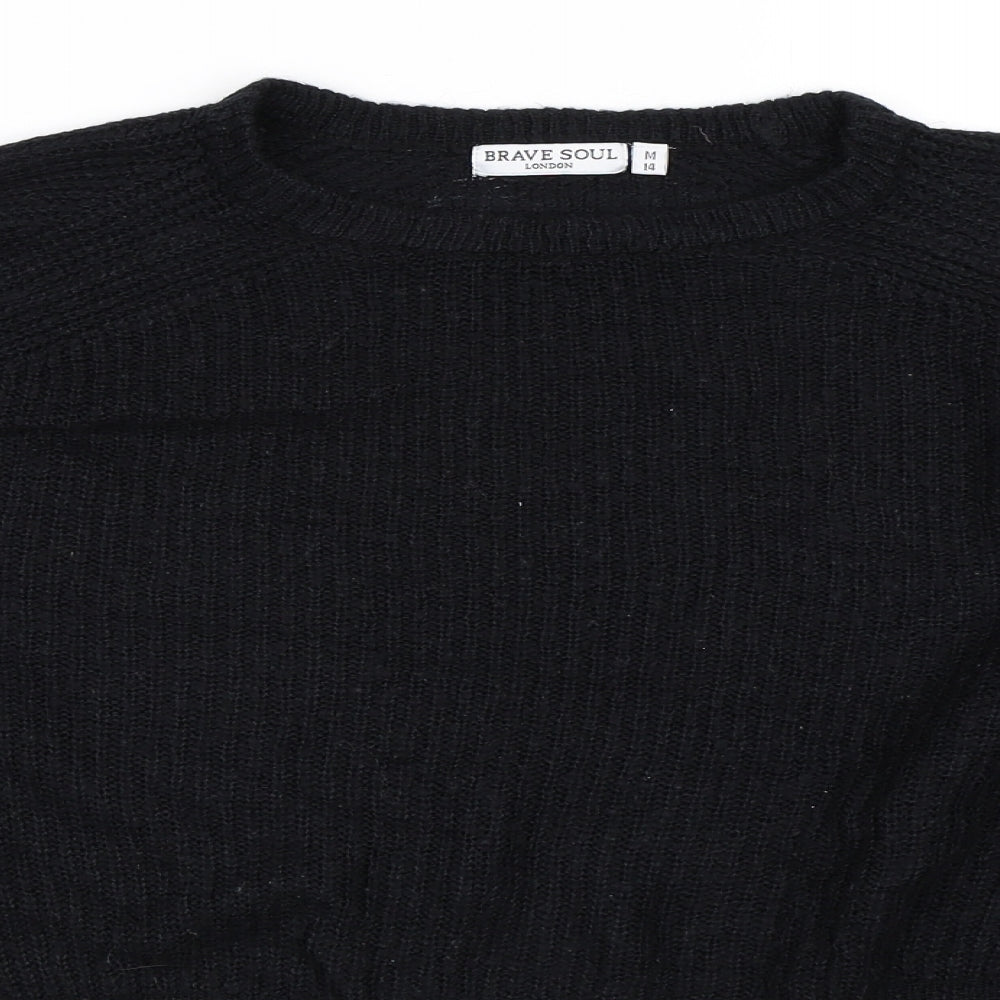 Brave Soul Womens Red   Pullover Jumper Size 14