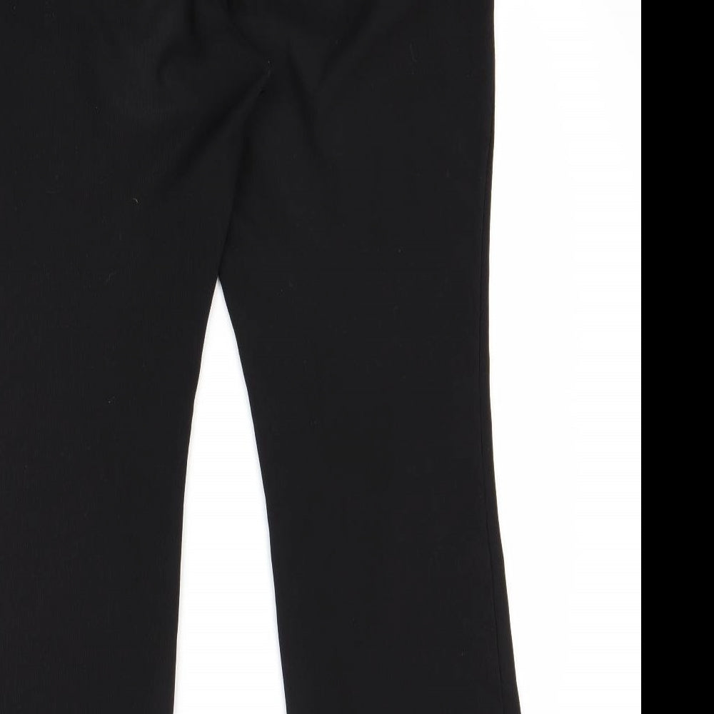 Preworn Womens Black   Trousers  Size 16 L28 in