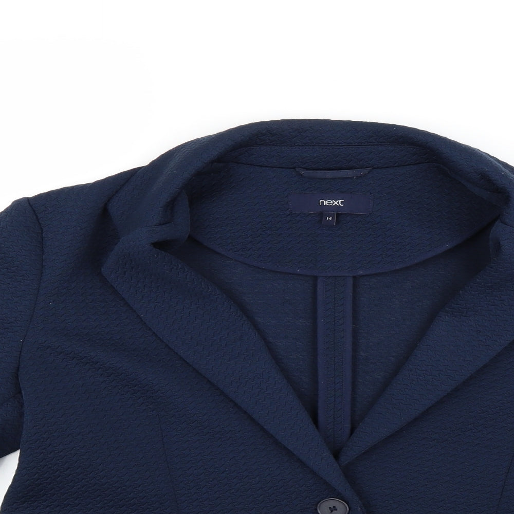 NEXT Womens Blue   Jacket Coat Size 14