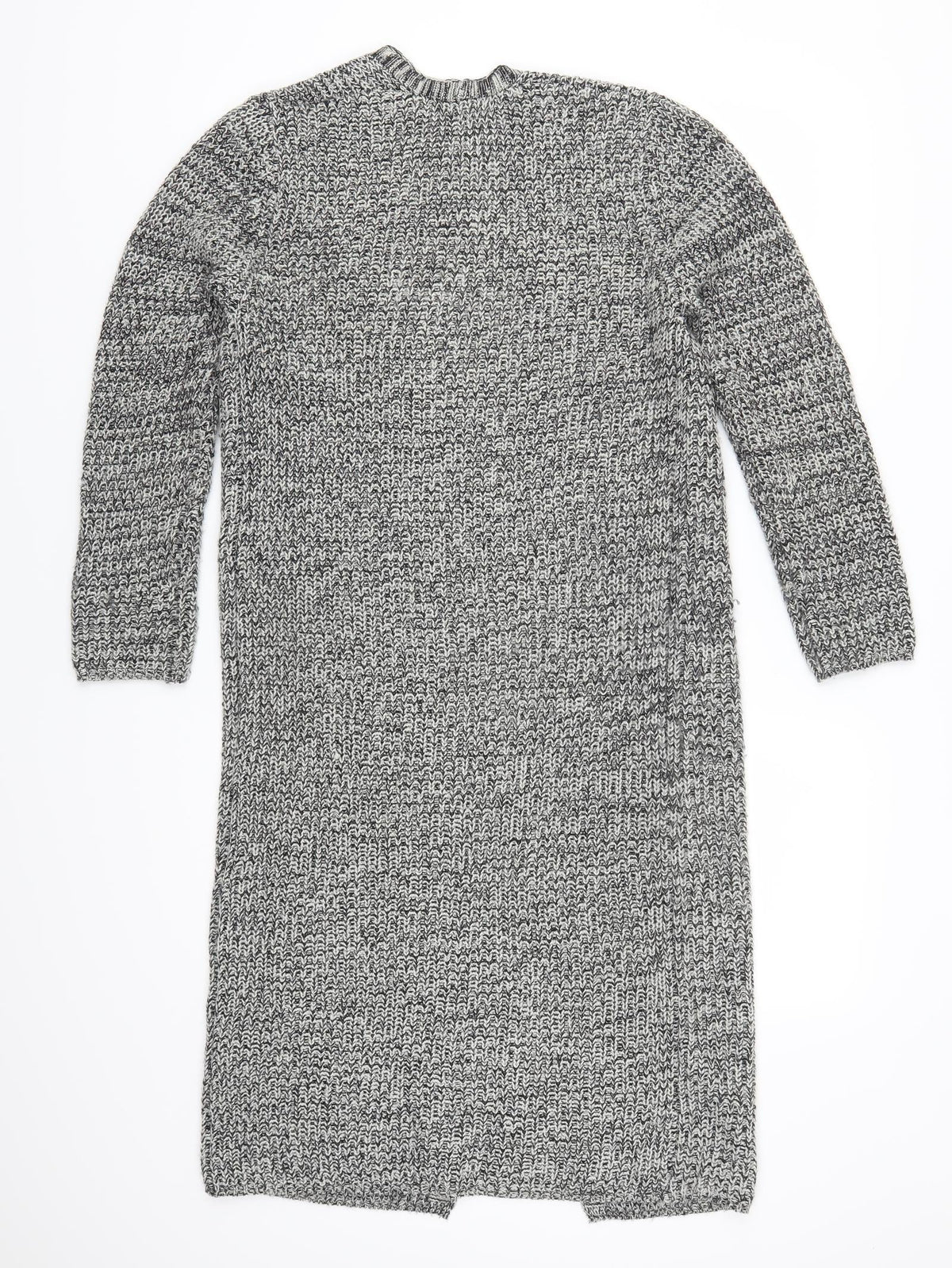 Back view of Forever 21 women’s grey cardigan jumper, size S