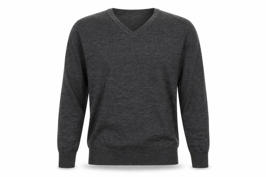 F&F Mens Grey   Henley Jumper Size S