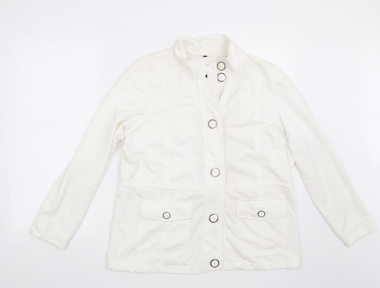 Bonmarché Womens White   Jacket  Size M